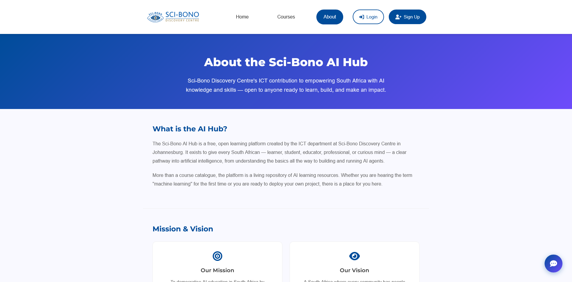 Sci-Bono Ai Hub